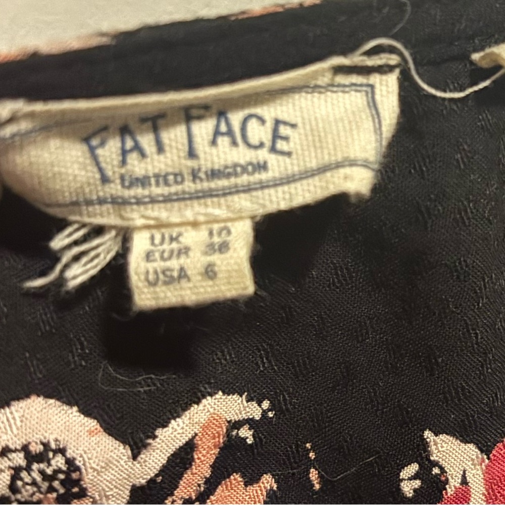 Fat Face Esme Homestead Tea Dress with Floral Accents - Picture 3 of 5